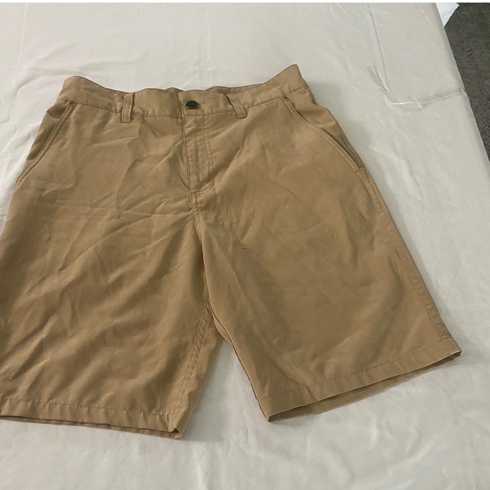 Panama‎ Jack Mens Khaki Chino Shorts Size 30 Tan Flat Front Casual Outdoor